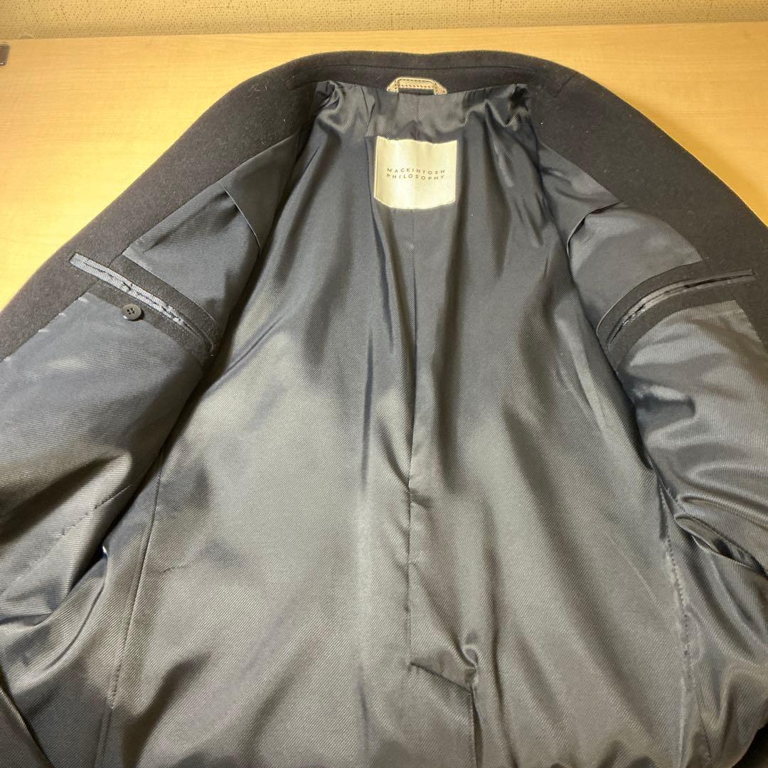MACKINTOSH PHILOSOPHY ネイビー チェスターフィールドコート