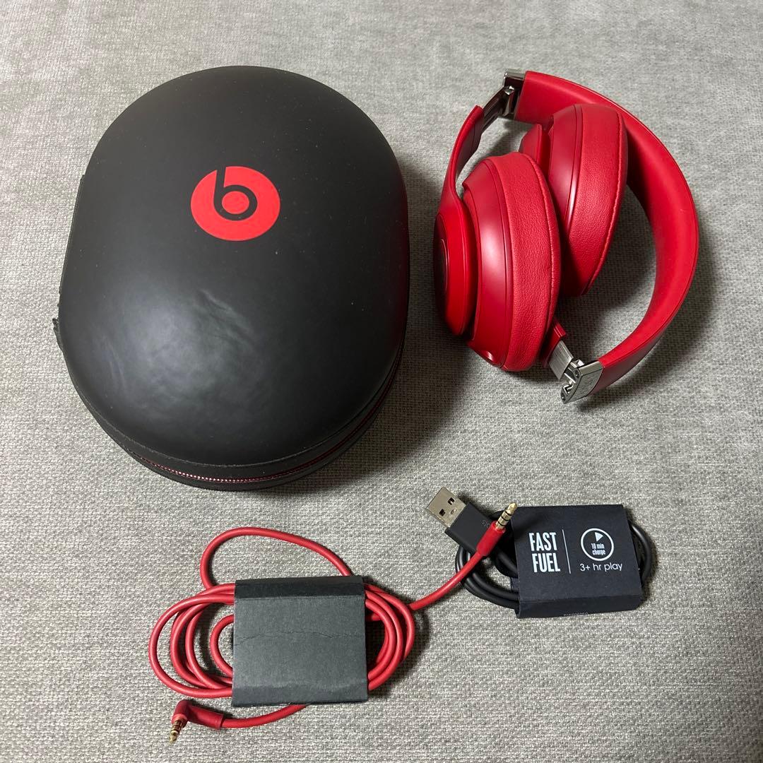 beats ビーツ ヘッドホン studio3 赤 レッド