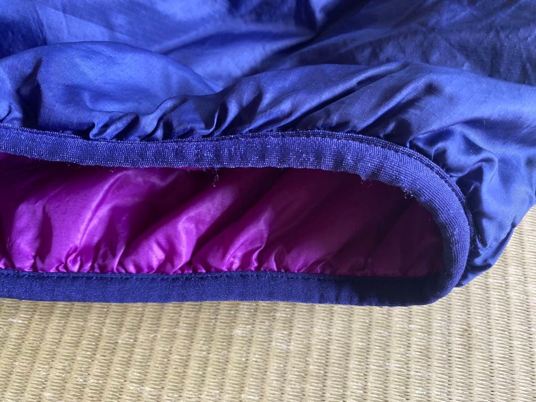 ヨシヒサ　patagonia　95年　パフボール・ベスト　ブライトパープル