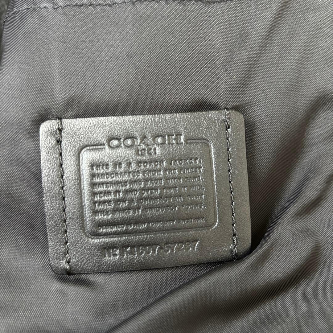 美品 Lサイズ COACH ライダース ラムレザージャケット 八の字 シングル