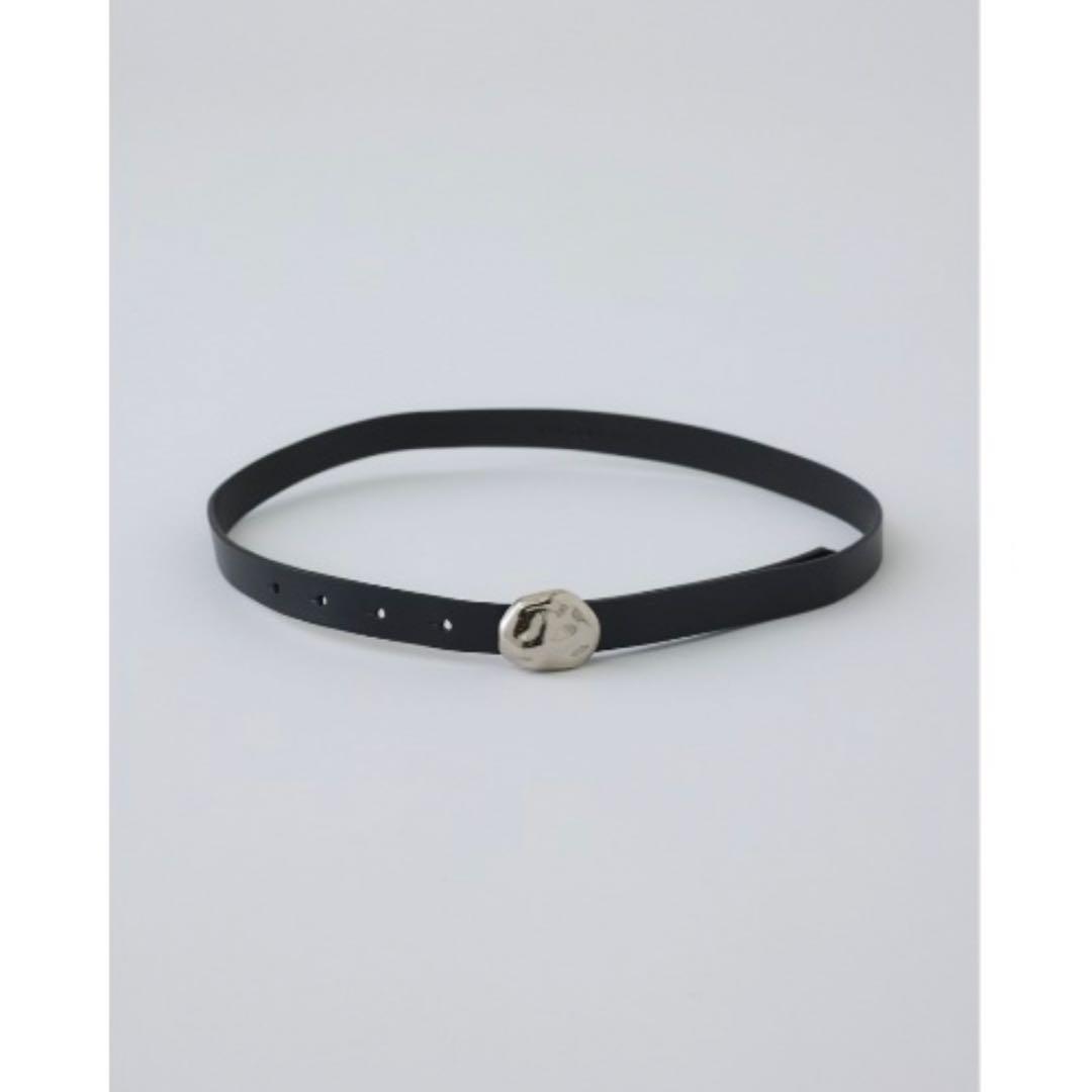 【RIM.ARK】 Stone motif leather belt