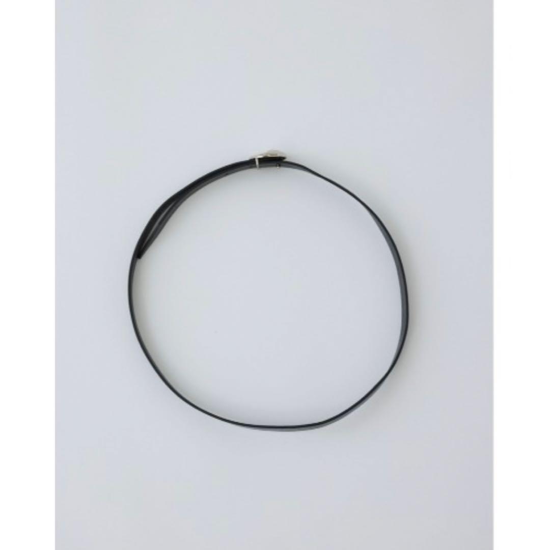 【RIM.ARK】 Stone motif leather belt