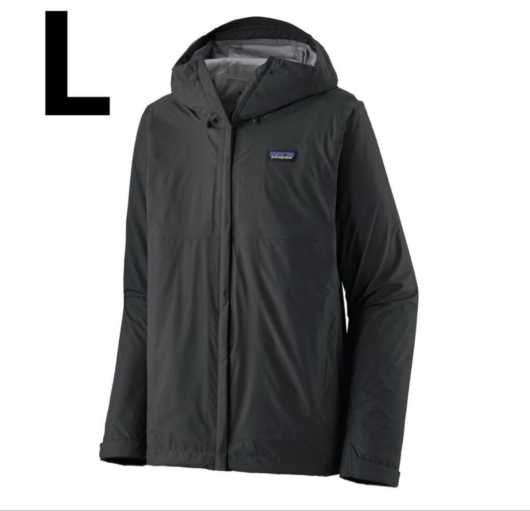 パタゴニア　トレントシェル　3L レインジャケット　黒　L 新品未使用