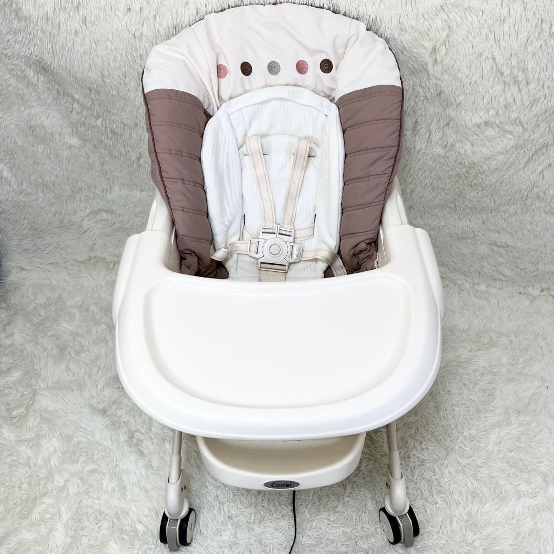 美品 Combi コンビ ネムリラ AT 電動 スイング 電動ハイローチェア