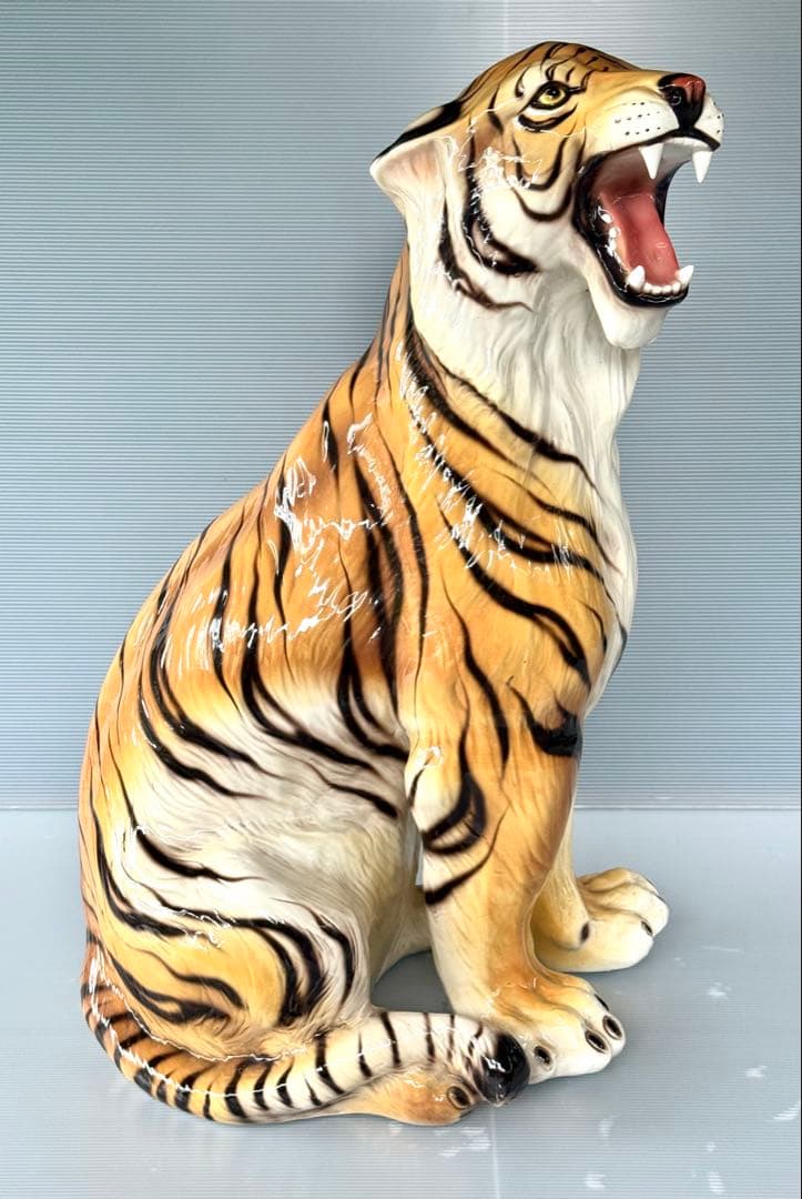 流通無し 超大型♪ 88cm タイガー トラ オブジェ 置き物