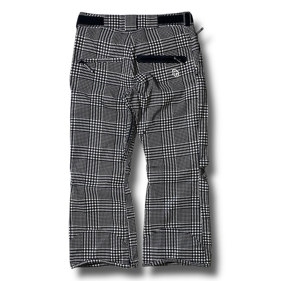 L 定価10.6万 パーリーゲイツ 上下セット スノーウェア スノボ 千鳥格子柄