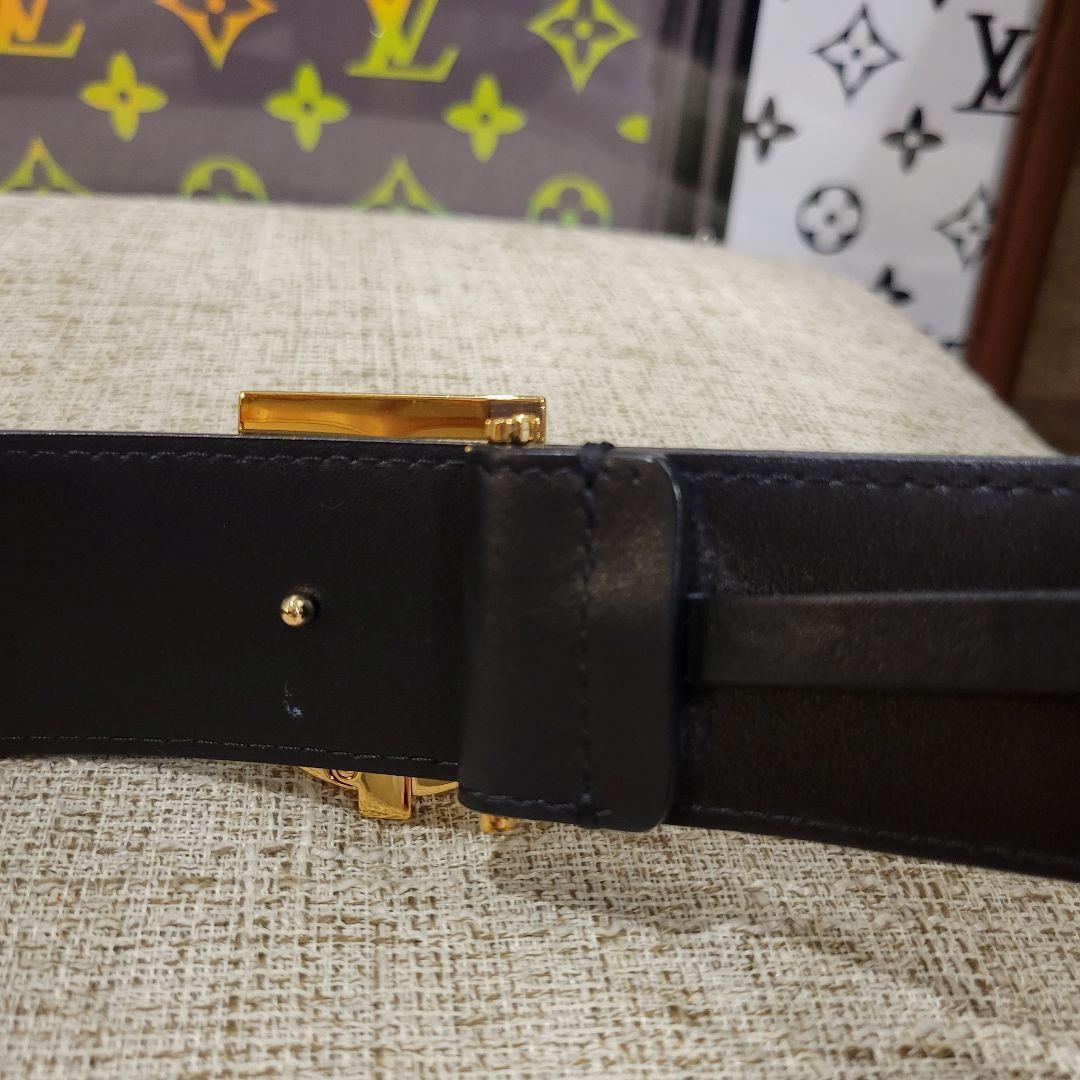 BURBERRY　ゴールド×ブラック　かっこいい　ベルト　スーツ　パンツ