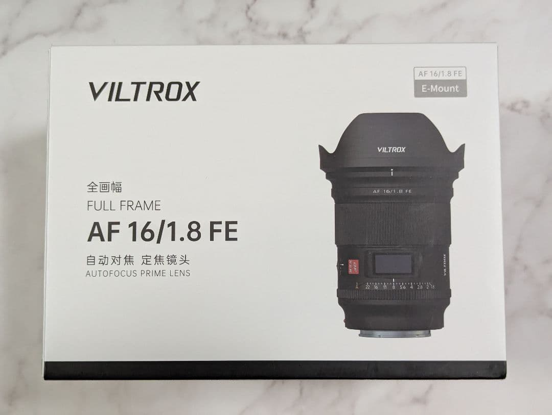 VILTROX AF 16mm f/1.8 FE SONY Eマウント