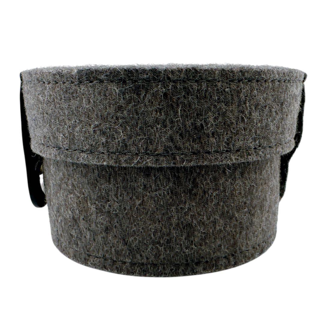 未使用級◇エルメス シュガーボックス ポーチ フェルト グレー 小物入れ