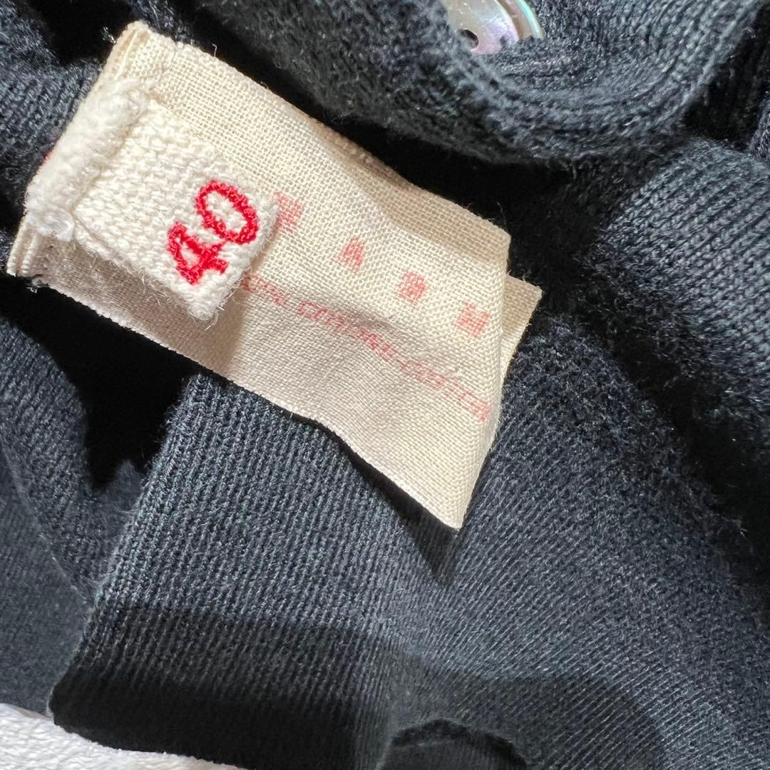 希少 マルニ 上質 プレートデザイン クルーネック ニット カーディガン