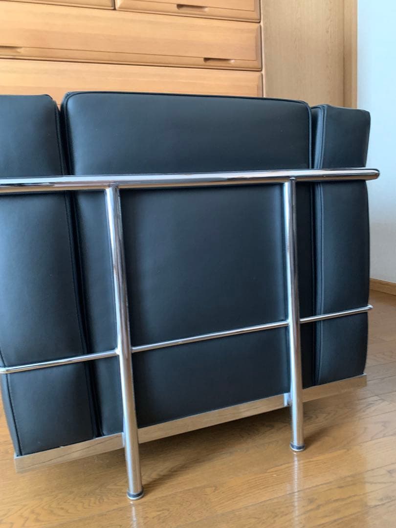 【極美品】リプロダクト　コルビジェ LC2 シングルソファ