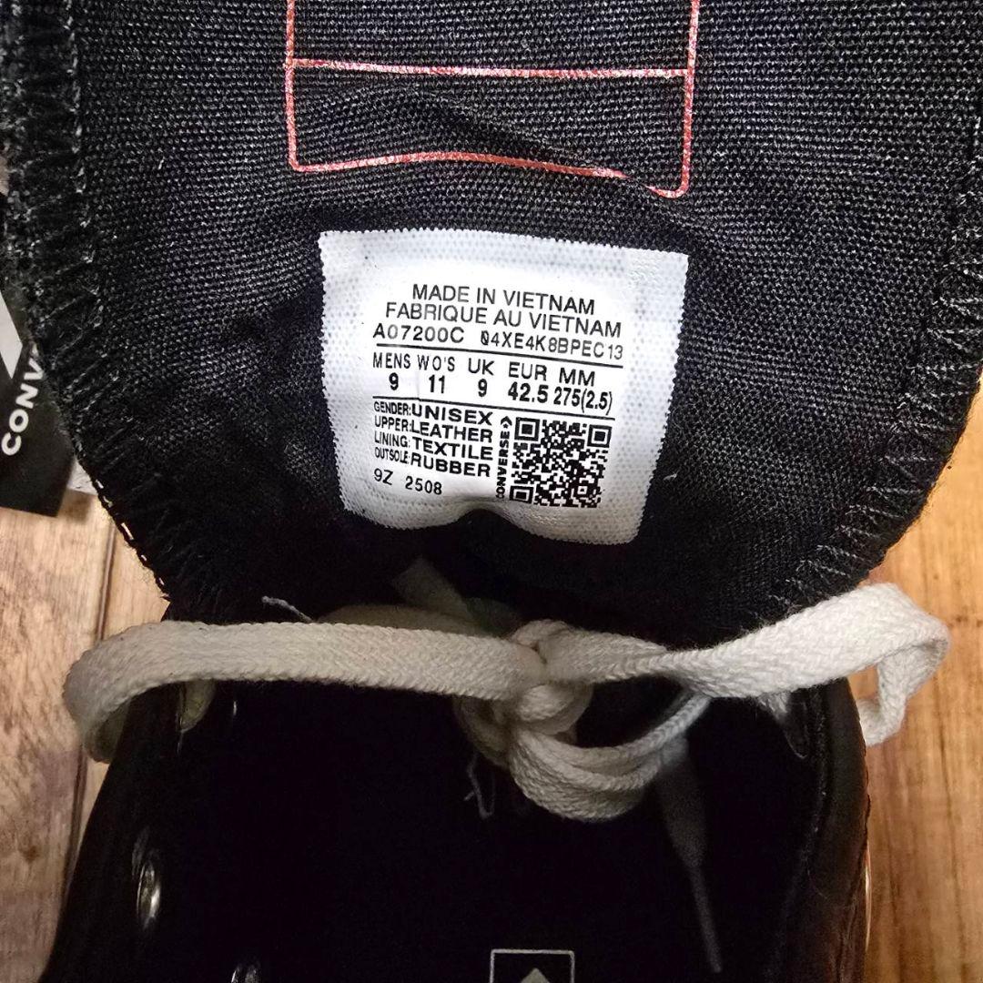 【新品未使用】CONVERSE CT70 クラシックレザー ブラック