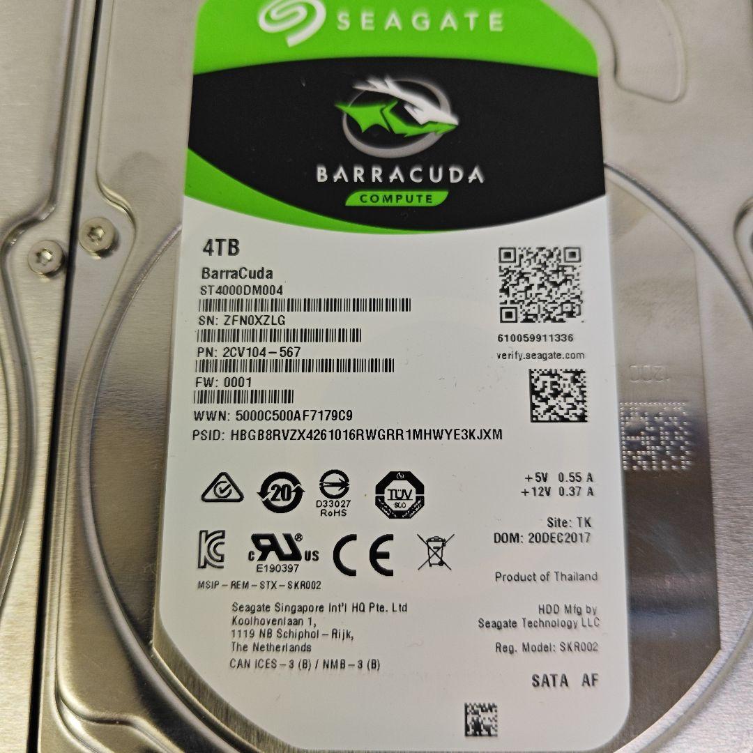 Seagate Barracuda 4TB 内蔵型HDD 7個セット