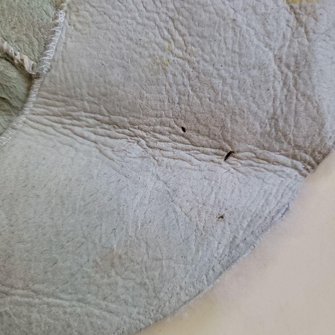 ご契約済みです！　3枚　ムートンラグマット　パンダ座布団ヴィンテージ倉庫片付け品