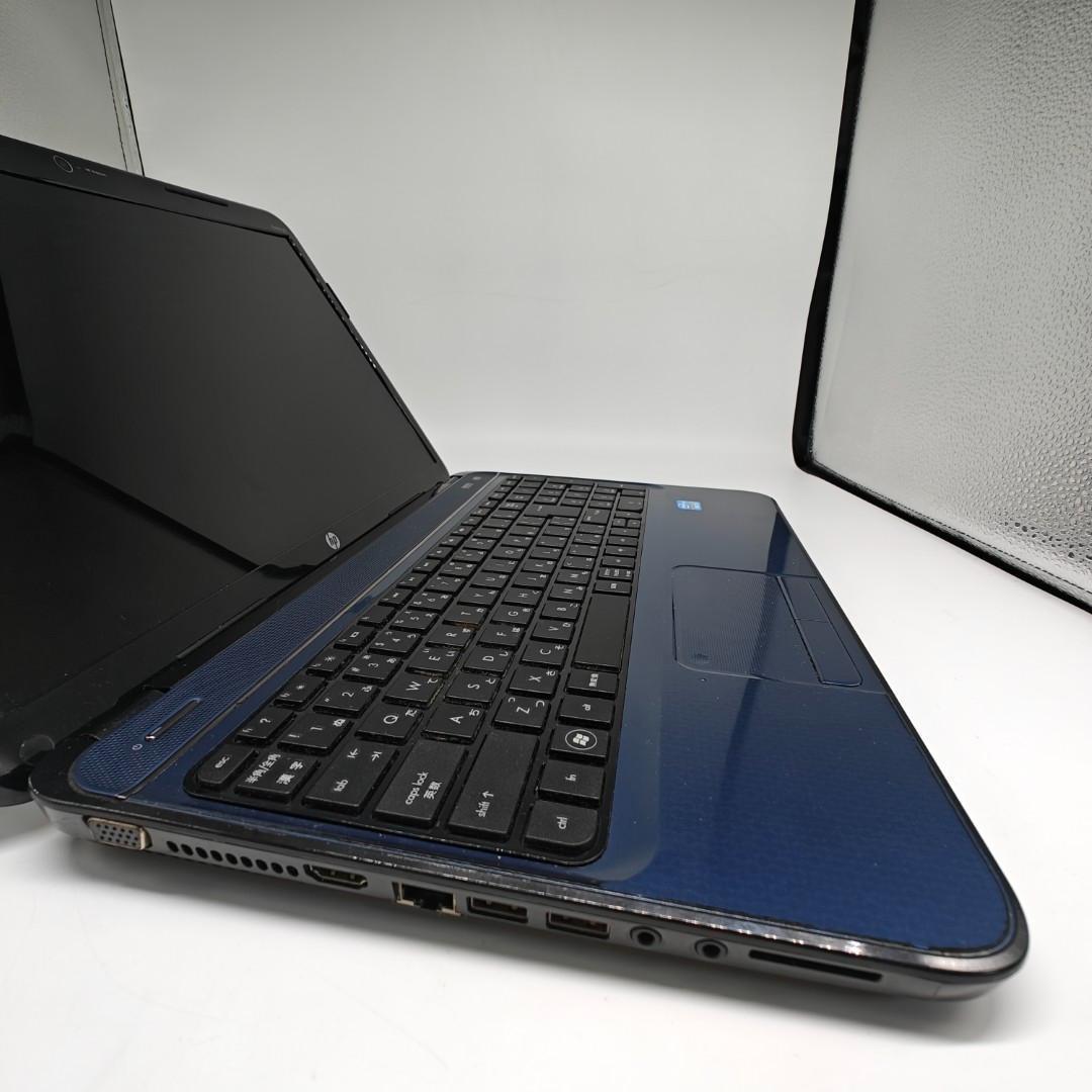 【HP】高速i7 SSD512GB 16GB オフィス付き ブルー ノートPC