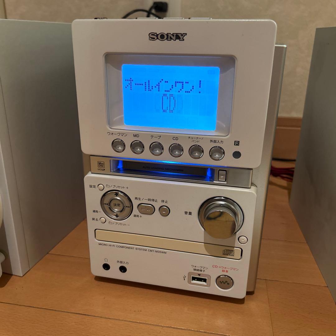 SONY マイクロハイファイコンポーネントシステム　　CMT-M35WM