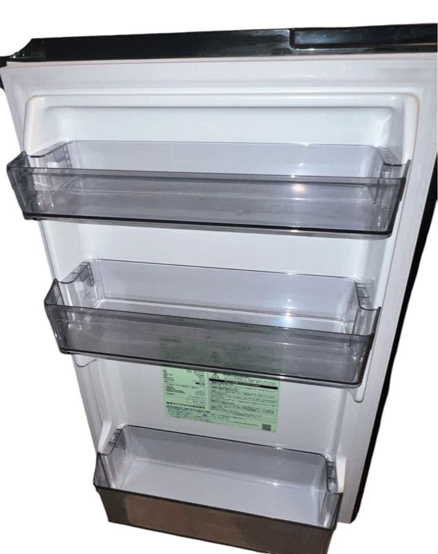 TOSHIBA 東芝 ノンフロン冷凍冷蔵庫 2ドア 2022年製 153L