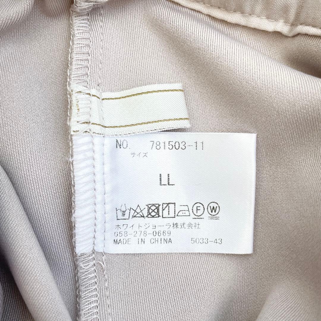 ホワイトジョーラ ワーママ スーツ カラーレス グレージュ 大きいサイズ 七五三