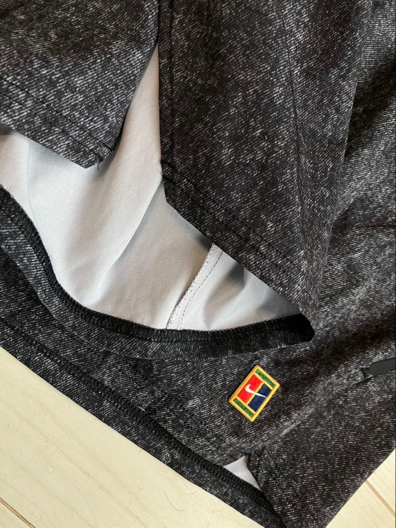 NIKE ナイキ　テニス　ハーフパンツ　デニム調　コートモデル