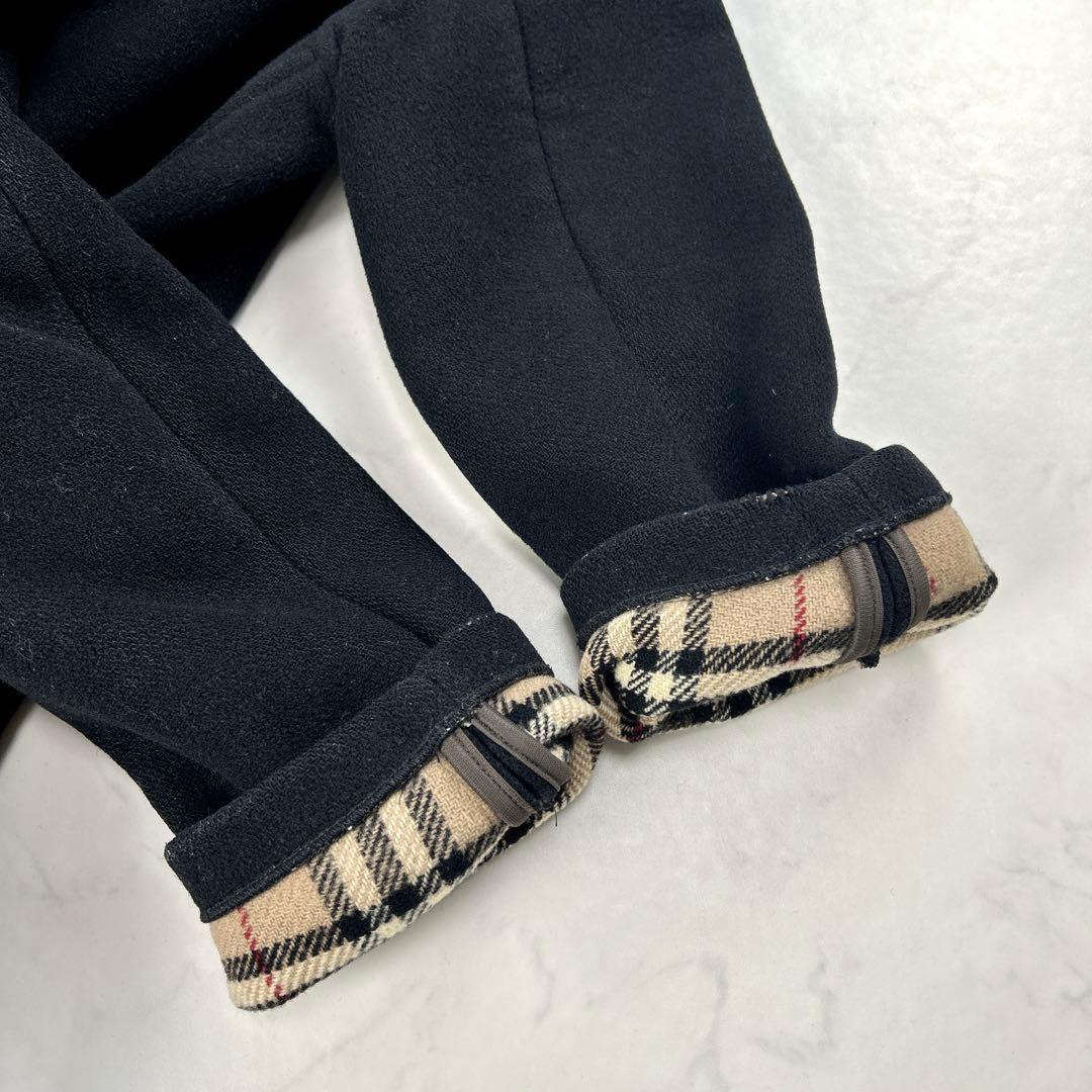 英国製 Burberrys’ ヴィンテージ ダッフルコート ノバチェック 黒