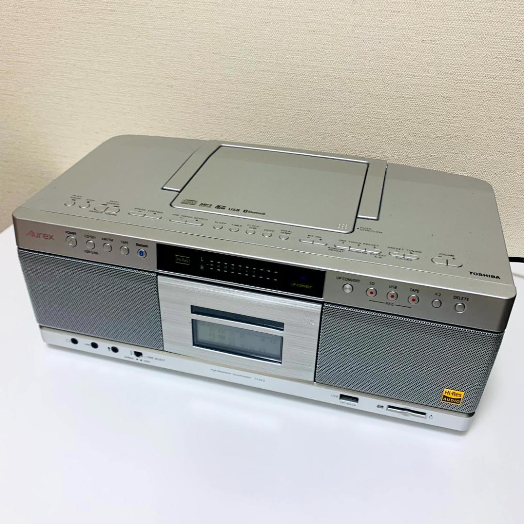 TOSHIBA　Aurex　TY-AK2　CDラジカセ　ハイレゾ　東芝