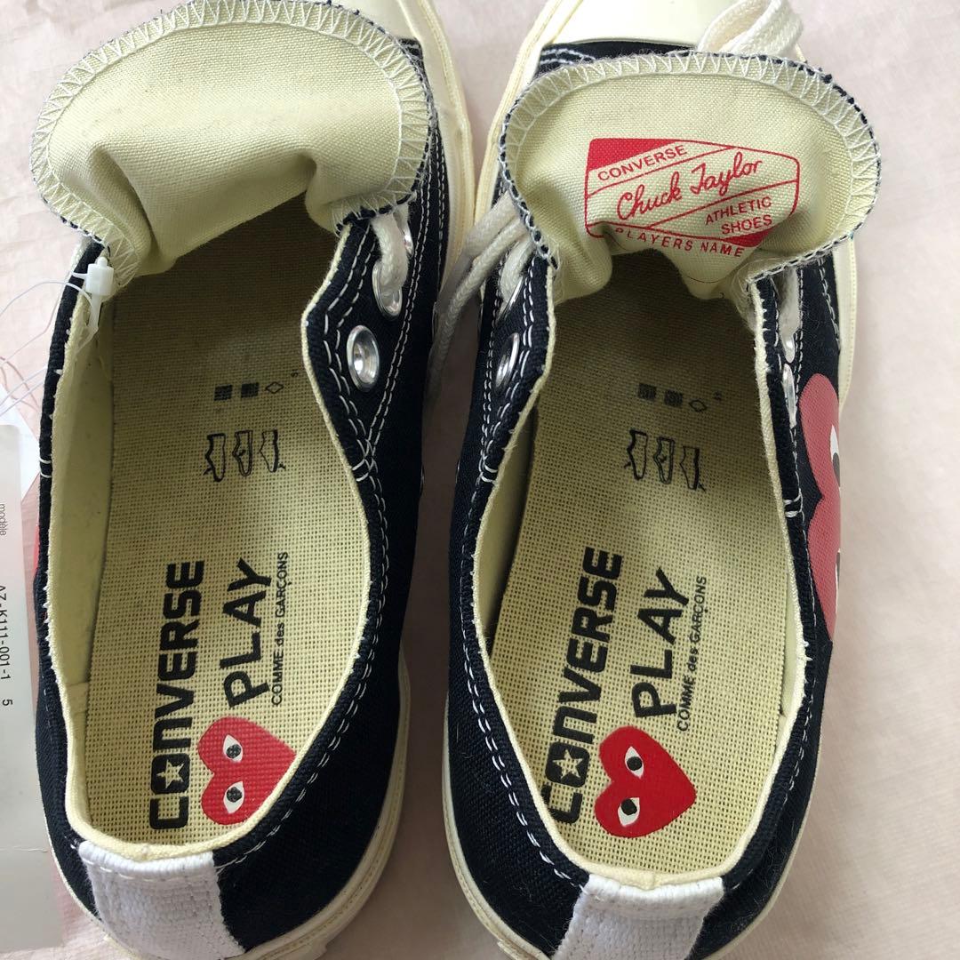 新品未使用PLAYCOMMEdesGARCONSconversコラボスニーカー