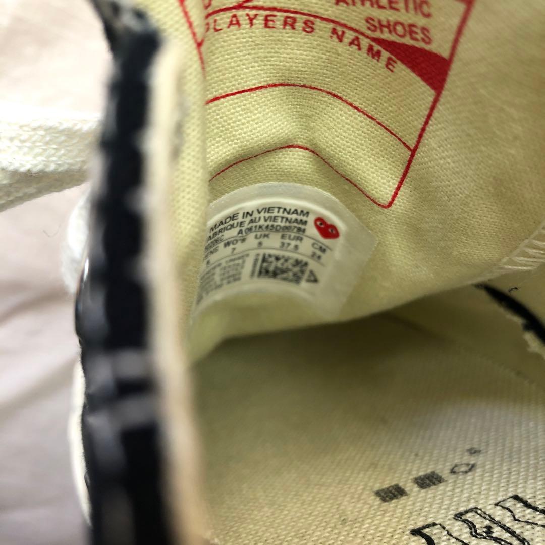 新品未使用PLAYCOMMEdesGARCONSconversコラボスニーカー