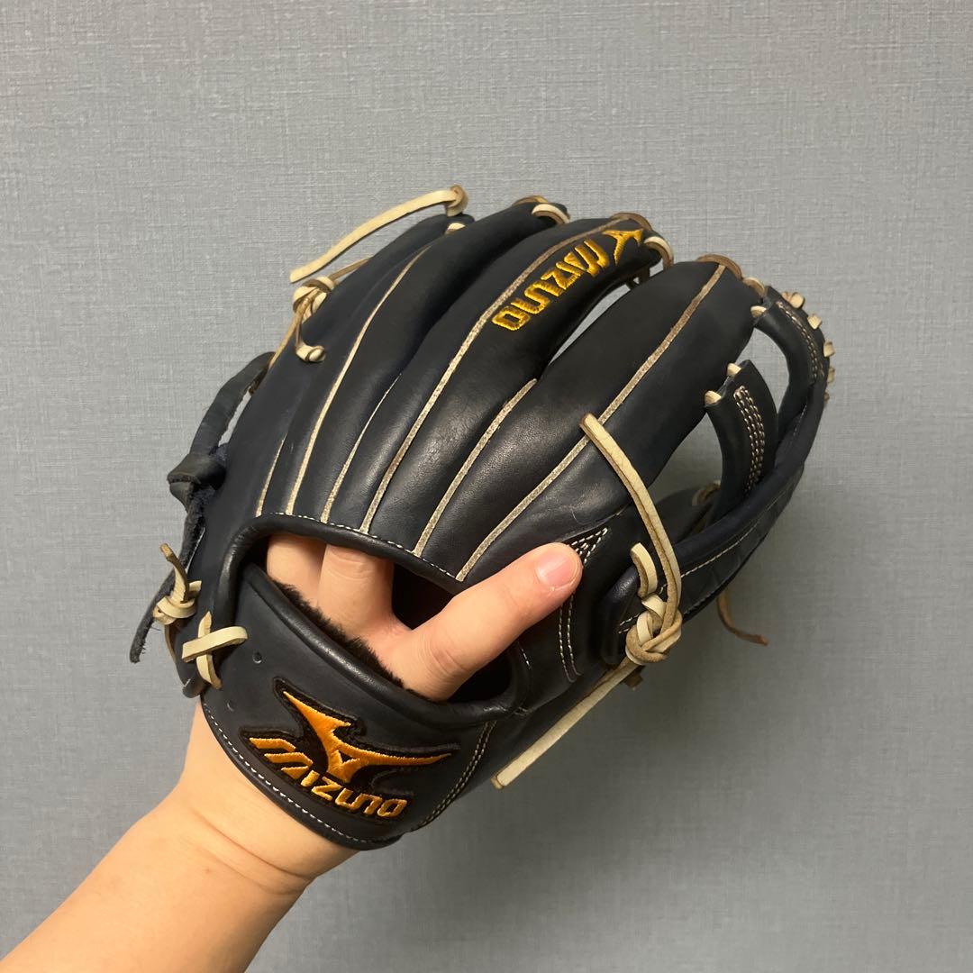 1135 ミズノ ワールドウィン 極美品 軟式 オールラウンド グローブ