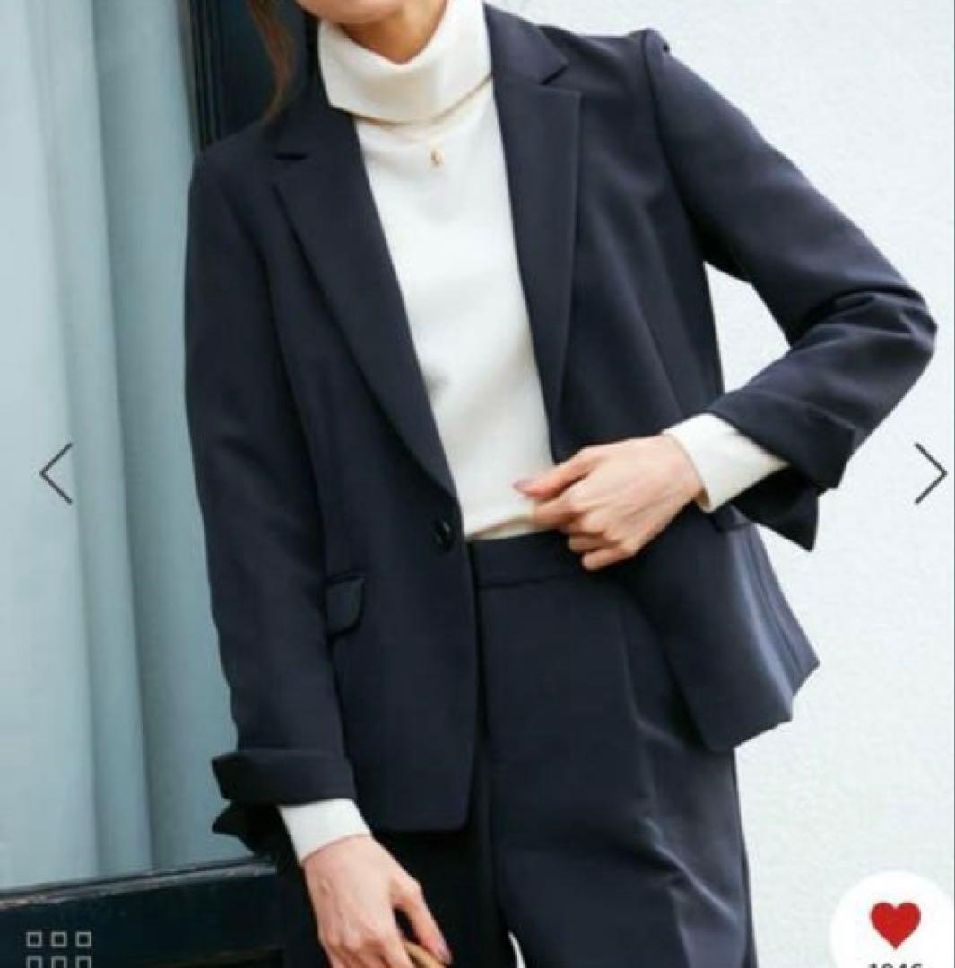 【新品】ロペピクニック ジャケット パンツ セットアップ 40 紺