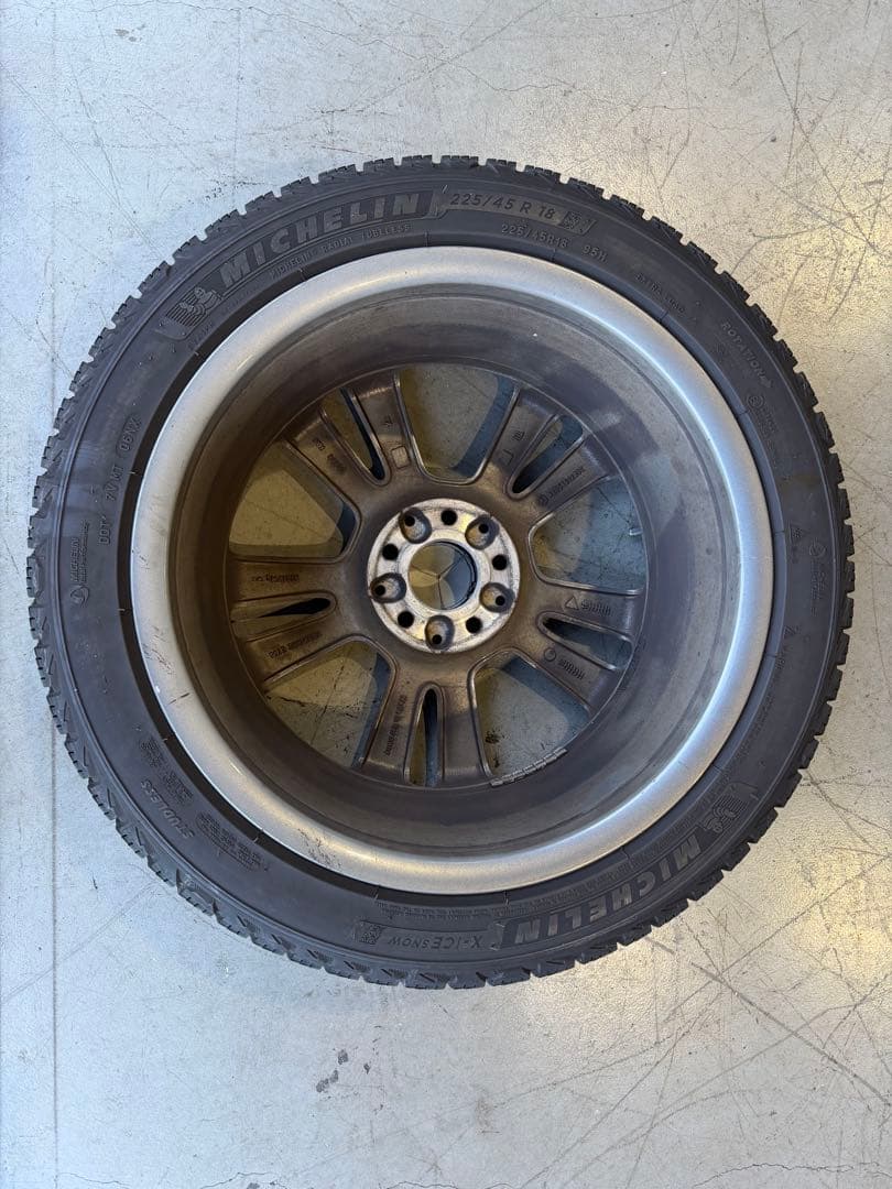 m*m様 ベンツC220d スタッドレスタイヤホイールセット