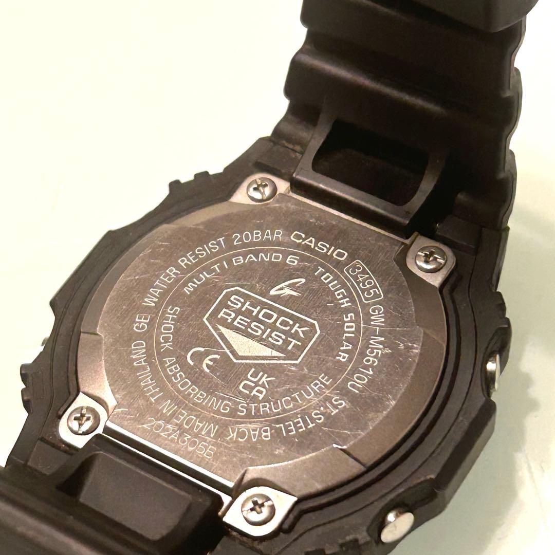 【美品！】G-SHOCK マルチバンド6 GW-M5610U-1B タフソーラー