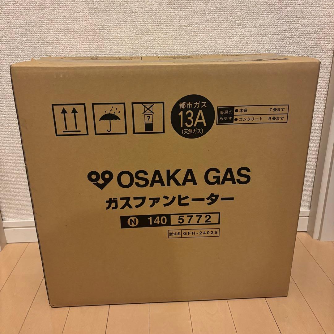 未使用 OSAKA GAS ガスファンヒーター N 140 5772 都市ガス