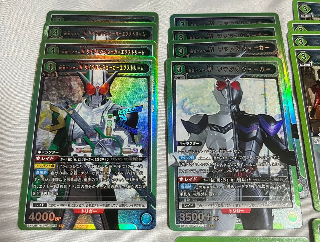 ユニオンアリーナ　仮面ライダー　Vol.2 W ダブル　緑4枚ずつセット　デッキ