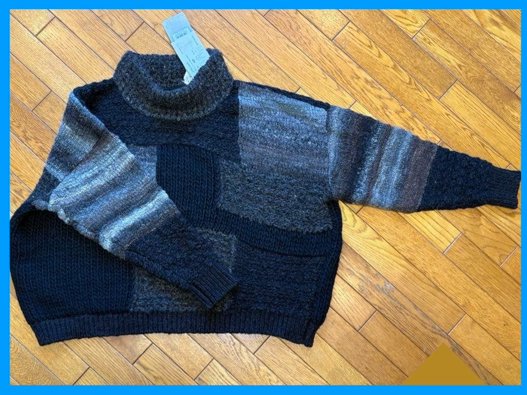 破格です‼️新品✨タグ付【佐藤繊維】お洒落で豪華なニット、定価¥４１,８００