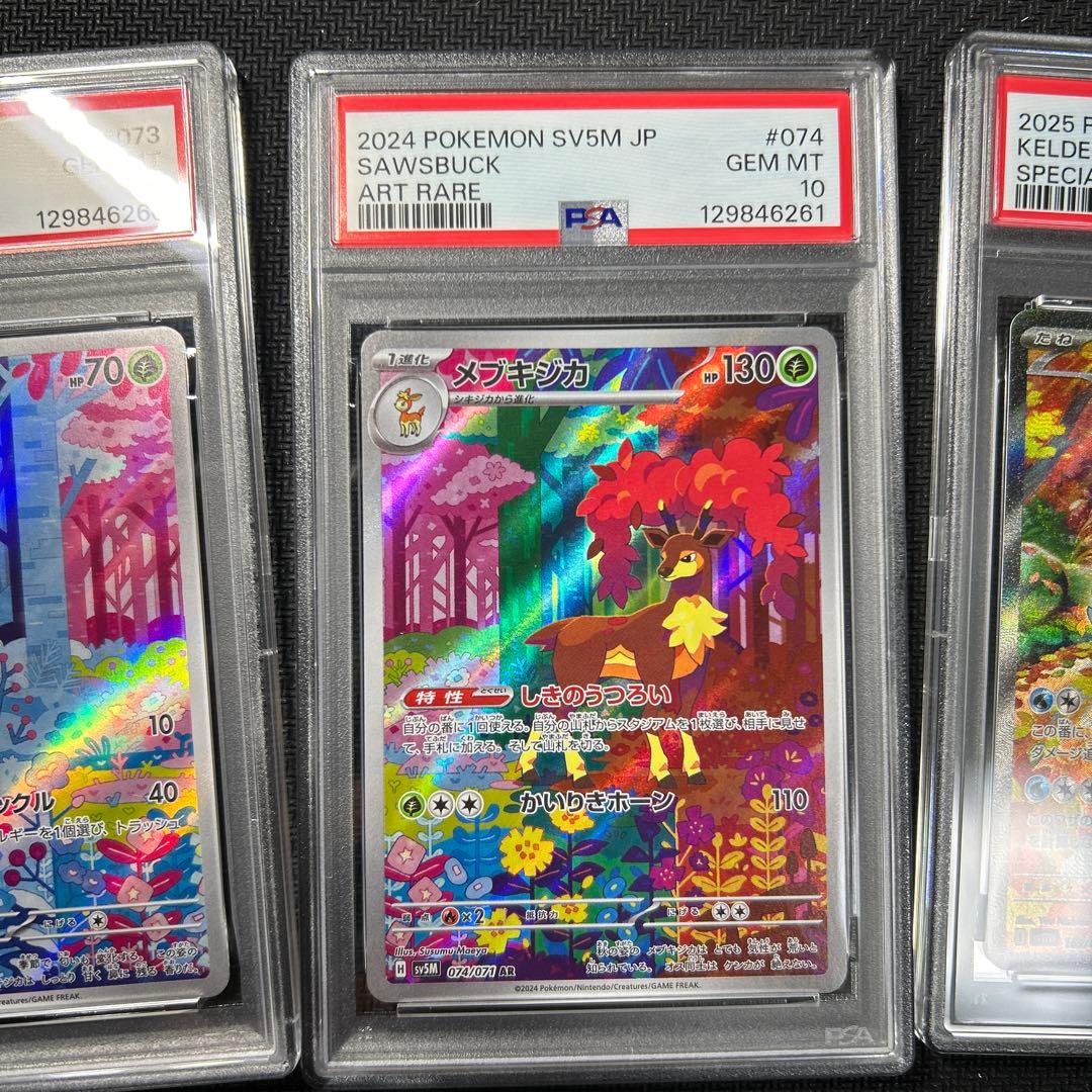 【PSA10 連番】シキジカ メブキジカ AR SV5M ケルディオ　sar