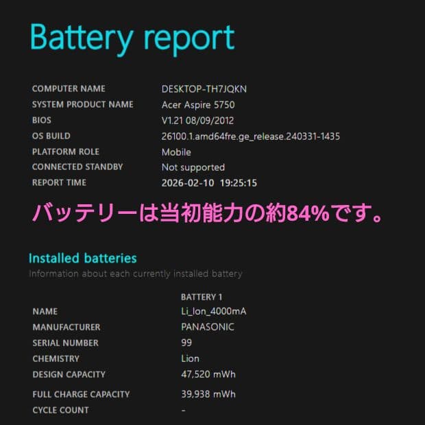 設定済み✨️Acer Aspireノートパソコン✨️i5/SSD/オフィス