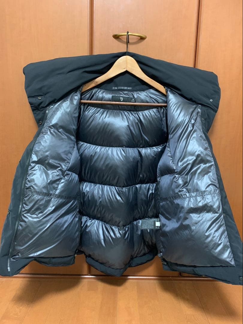 ユニクロ+Jジルサンダーハイブリッドダウンジャケット黒Mサイズ