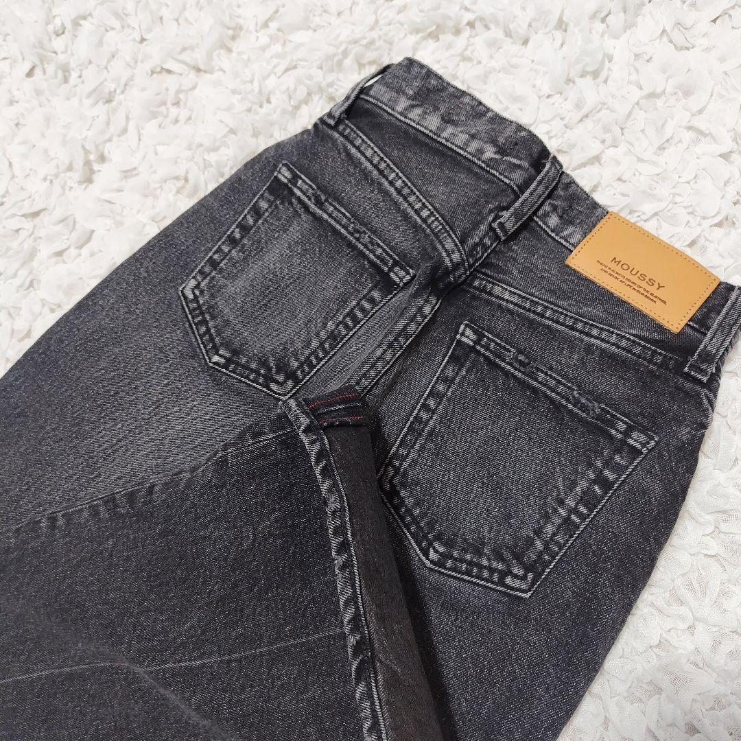 人気◆マウジー MVS BLACK FLARE デニム フレア◇ブラック