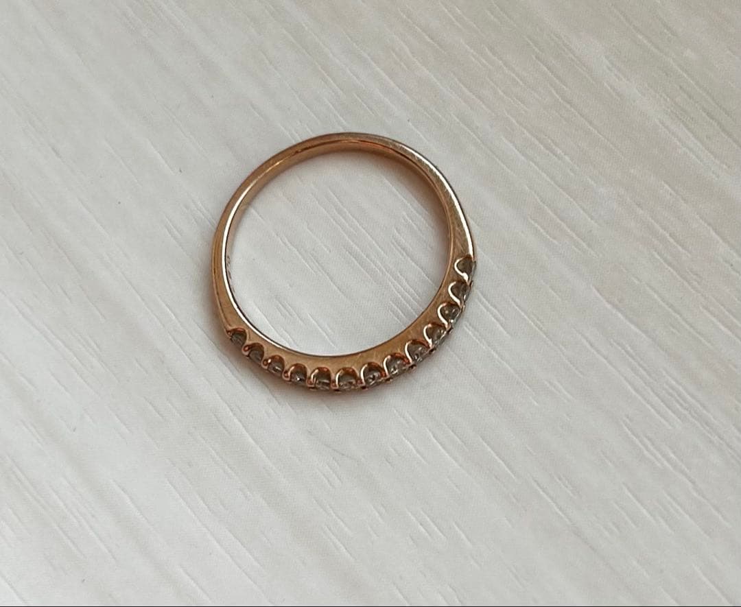 ヴァンドーム青山　ダイヤリング　ハーフエタニティ