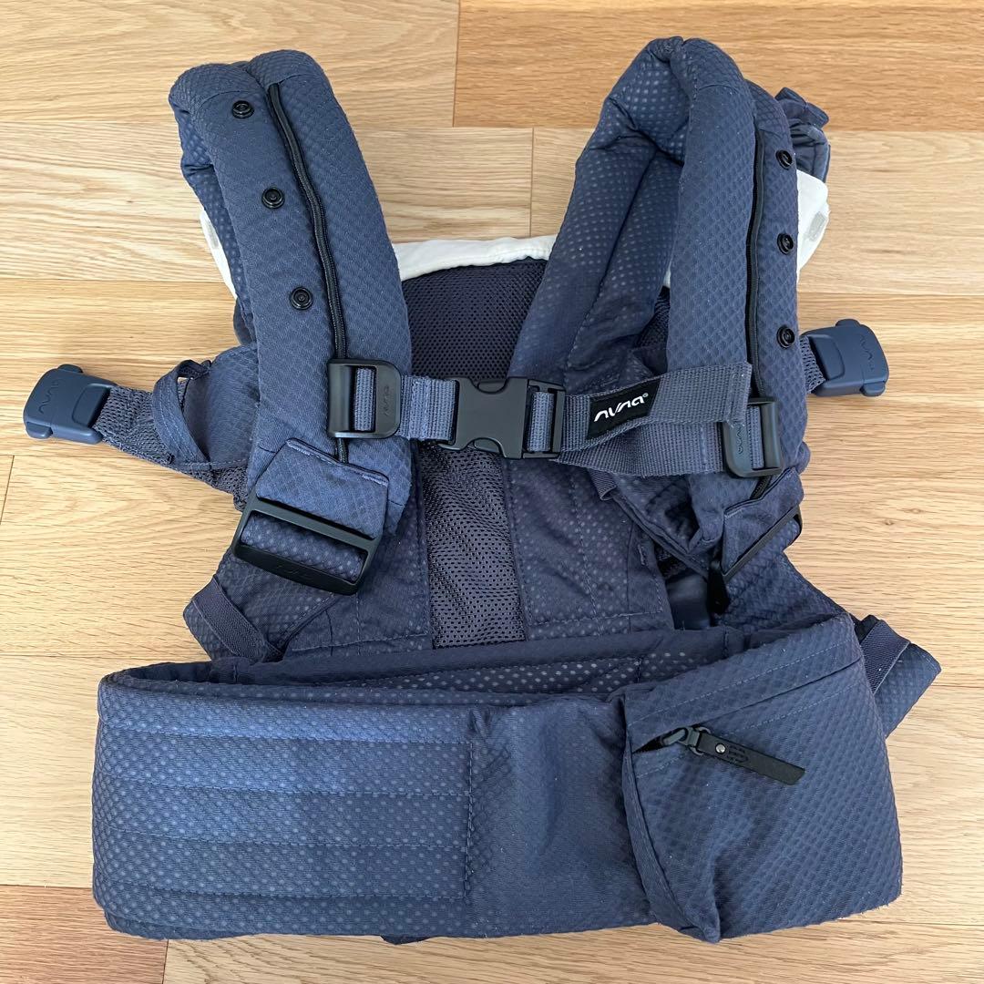 【中古品】NUNA cudl カドル ベビーキャリア 抱っこ紐 ネイビー