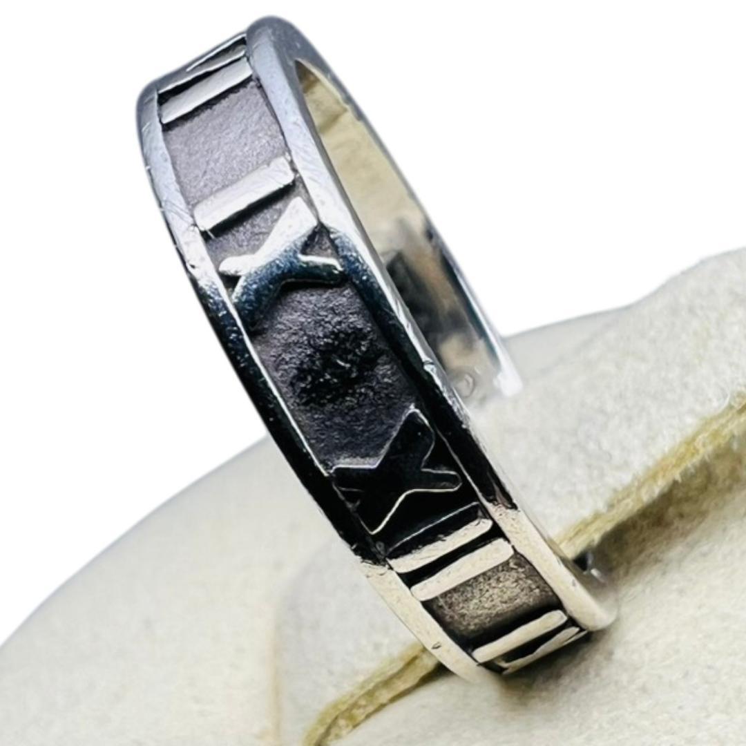 【美品】TIFFANY リング 指輪 アトラス 5号 シルバー 925 小さめ