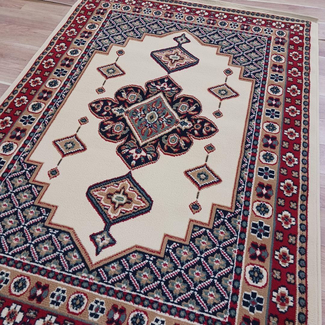 Y2695-3 エジプト産 ウィルトン織カーペット 140×200㎝ 絨毯