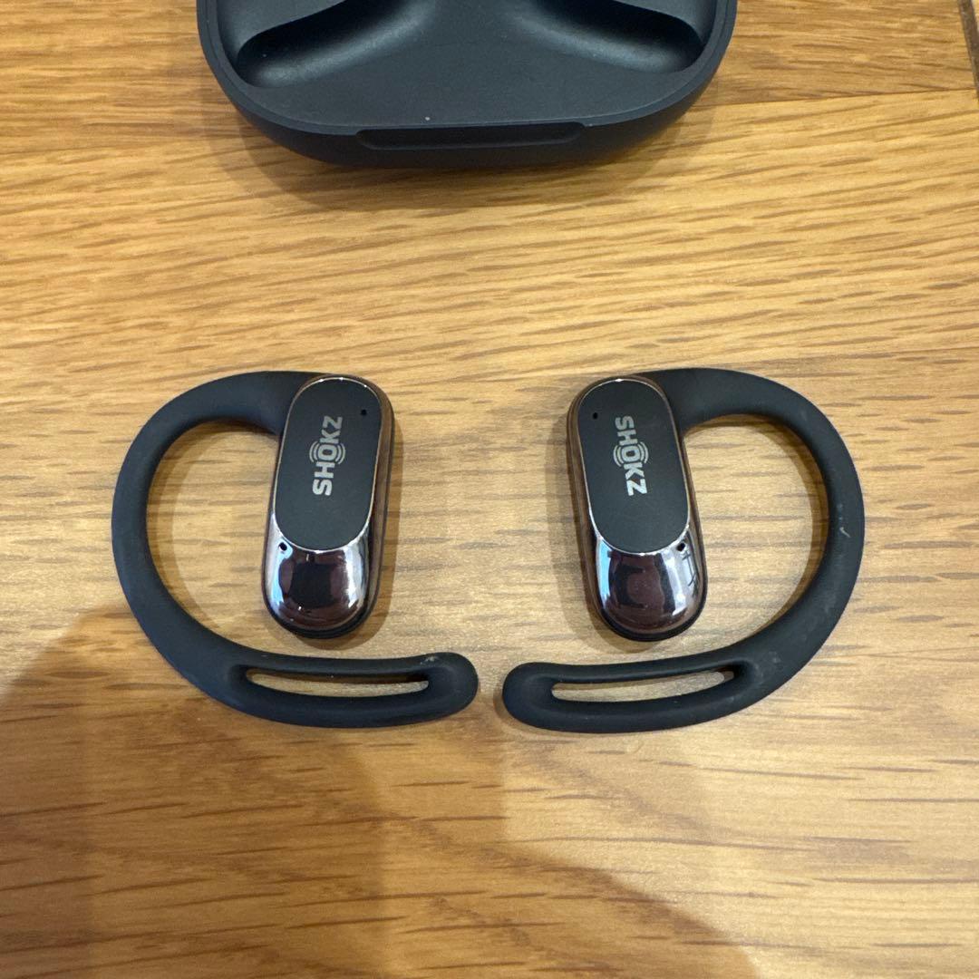 SHOKZ OPENFIT AIR ワイヤレスイヤホン ブラック