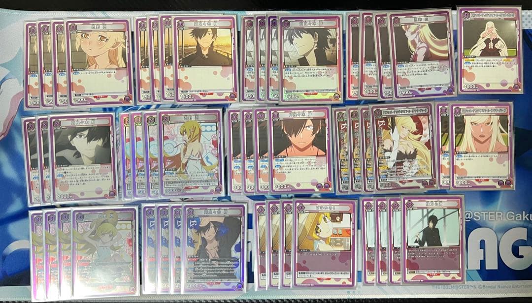 ユニオンアリーナ 物語シリーズ 暦忍デッキ パーツ付き