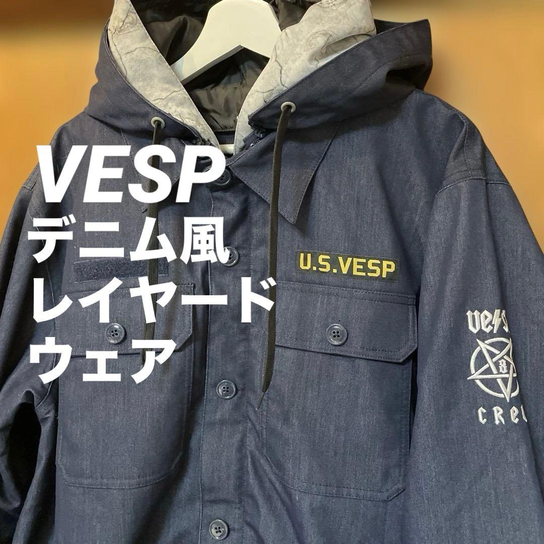 新品未使用　VESPベスプDEPT スノーボード　ウェア　デニム　3way