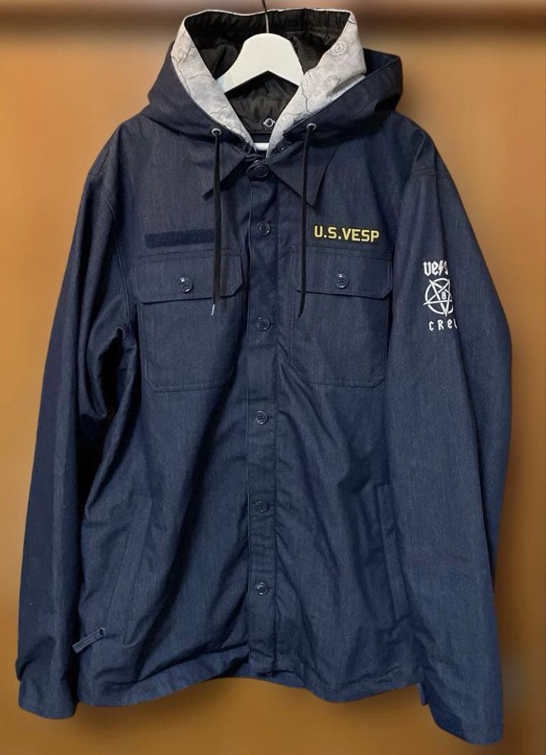 新品未使用　VESPベスプDEPT スノーボード　ウェア　デニム　3way