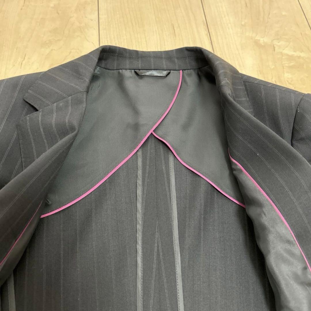 新品　洋服の青山 HILTON ヒルトン　3点スーツ パンツ ブラック系 M