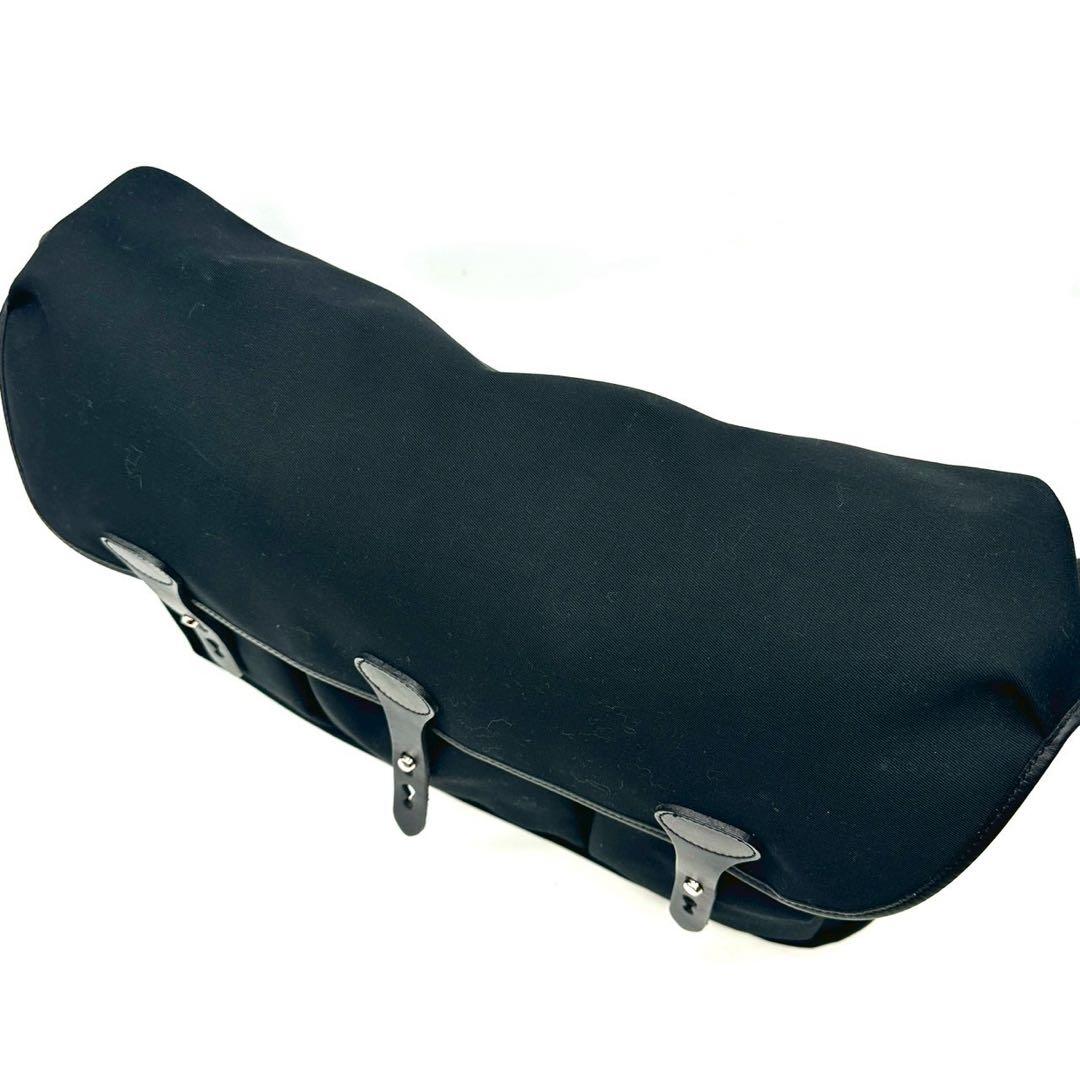 【未使用級】ビリンガム スタジオサッチェル 3ポケット ショルダーバッグ 黒