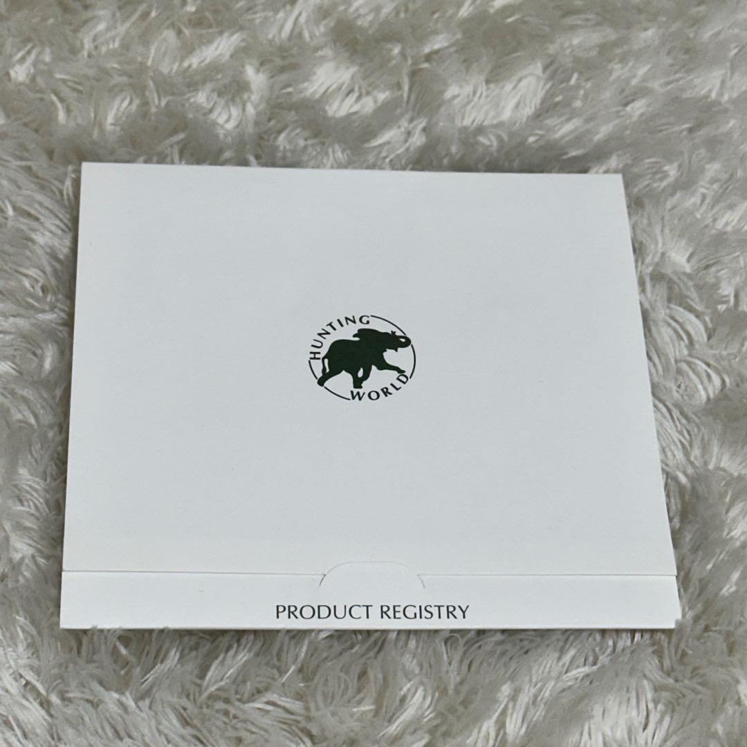 【極美品】ハンティングワールド デニムメッセンジャーバッグ 購入証明書付き