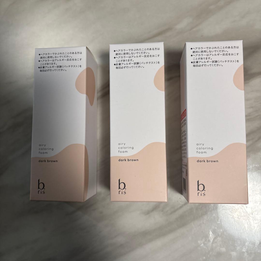 b.ris エアリーカラーリングフォーム ダークブラウン